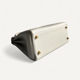 Bolsa Hermès Kelly 25 Togo Craie com Ferragens Gold