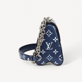 Bolsa Louis Vuitton Twist Phyton Monograma Azul