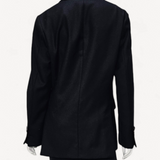Blazer Burberry Preto com Botões Dourados