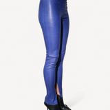 Calça Balenciaga Couro Azul