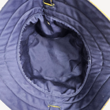 Chapéu Gucci Reversible  Amarelo com preto e azul