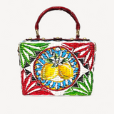 Bolsa Dolce & Gabbana de Mão Dolce Box em Vime Barroco