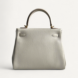 Bolsa Hermès Kelly 25 Togo Craie com Ferragens Gold