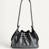 Bolsa Chanel 25 Mini Prata com Ferragens Prateadas