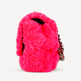 Bolsa Chanel Single Flap Lambskin e Pelúcia Pink