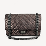 Bolsa Chanel Reissue Vintage Bronze com Ferragem Prata