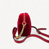 Bolsa Gucci Marmont Veludo Vermelho