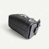 Bolsa Chanel 25 Mini Prata com Ferragens Prateadas