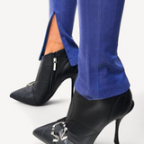 Calça Balenciaga Couro Azul