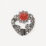 Pulseira Prada com Flor Coral